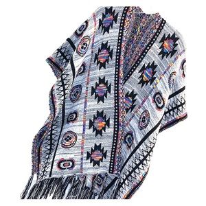 EUC Southwestern Style poncho/sweater
